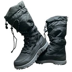 Baffin Women's Black Insulated Boots with Secure Lace Drawcord Size 9 NEW NIB